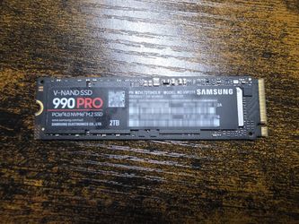 Samsung 990 PRO 2TB NVMe M.2 SSD (MZ-V9P2T0) - 99% Health, Only 21TB Written