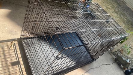 A dog cage