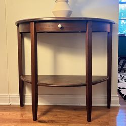 Wooden Console Entry Way Table