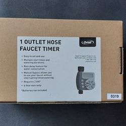 Orbit 1 Outlet Hose  Faucet Timer 
