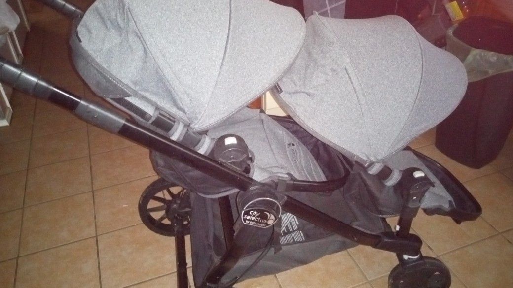City Select lux By Baby Jogger Double Stroller 