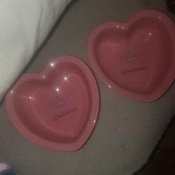 Vintage Princess Pet Food Bowls