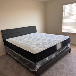 BRAND NEW QUEEN/ KING/ FULL/ TWIN MATTRESS WITH BOX SPRING *Bed Frame Not For Sale*