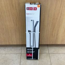 DELTA H2OKINETIC SLIDE BAR MOUNT HAND SHOWER.