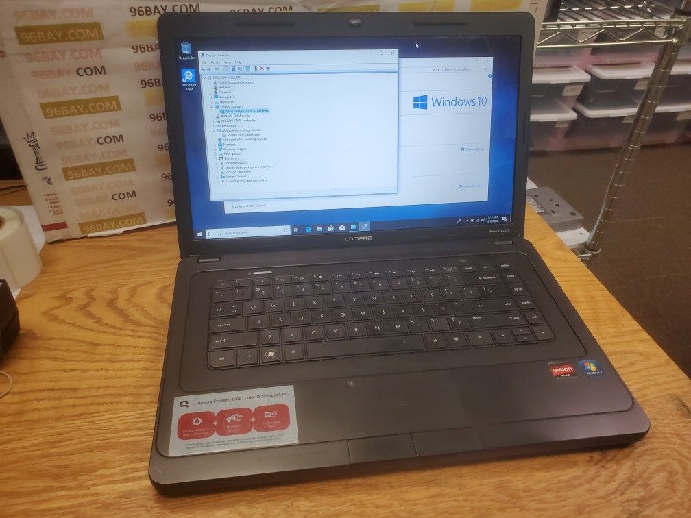 HP PRESARIO CQ57 WITH WINDOW 10 AND ALL UPDATE (D1051)

