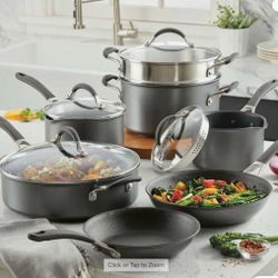 CIRCULON Cookware Set Scratchdefense EXTREME Non Stick A1 Series 11 Piece