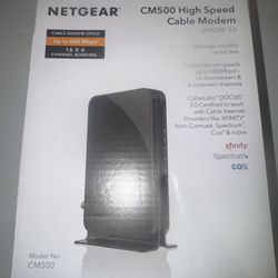 Net Gear CM500 Router