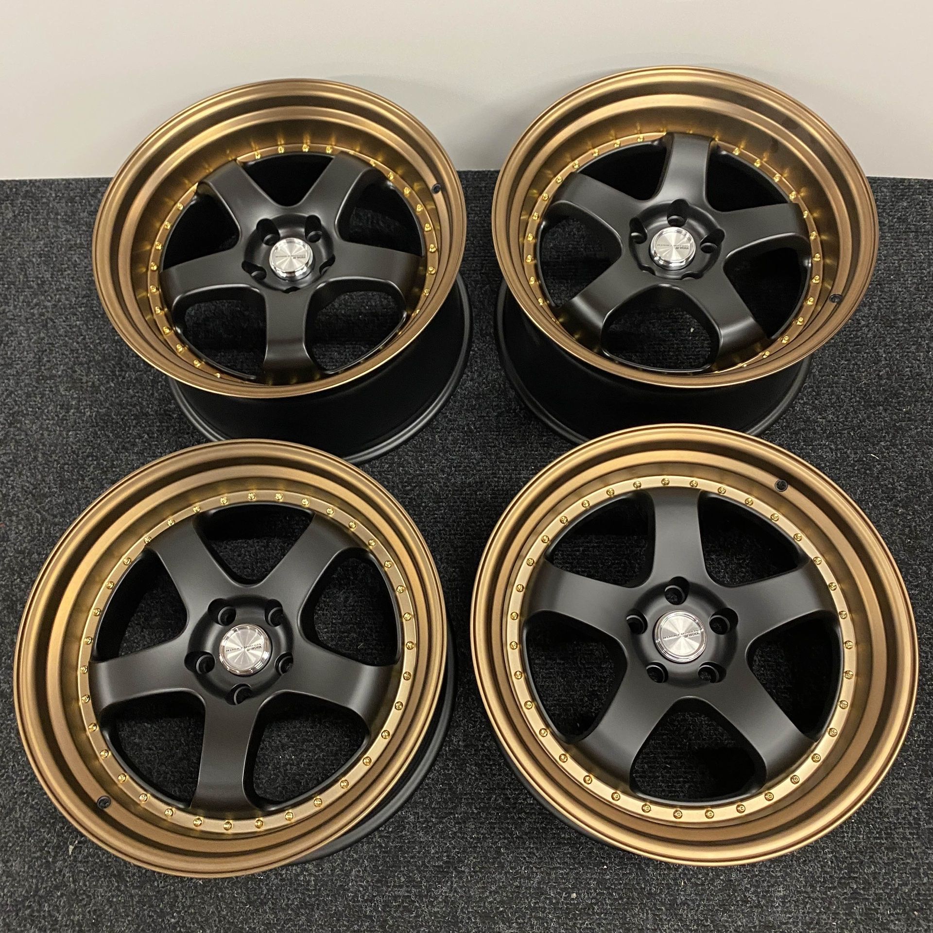 Work Ss Rims NEW 18” WORK MEISTER S1 STYLE RIMS WHEELS 18x9.5 18x10.5 +22 (5x114.3 ...