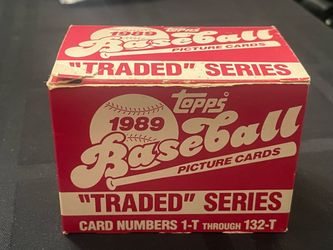 1989 Topps “Traded” Series Baseball  set. Griffey Jr. & Randy Johnson included