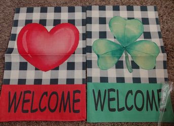2pc Garden Flag Set