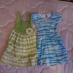 Summer Girls  Dresses  Size 4-5 .