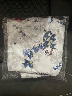 Padres Patriotic Aloha Shirt Size M