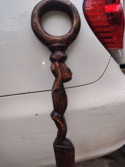 African Elephant Hiking Walking Stick Cane