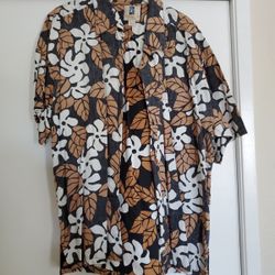 Kahala Hawaiian Islands Hawaiian Shirt 100% Cotton XXL