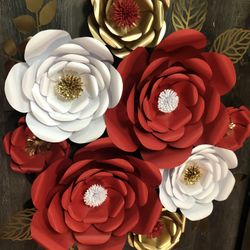 Cardstock Flowers