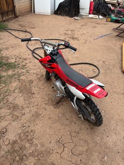 A Crf50f 2006 with new tires