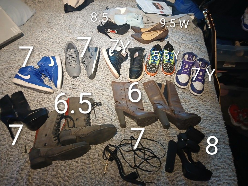 Women's And Children Shoe Lot