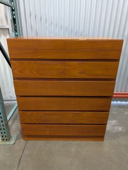 Danish Control Contemporary Wood 10 Drawer Chest
