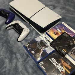 Bundle PS5 PlayStation 5 Console 1TB Storage with Disc Drive Bundle