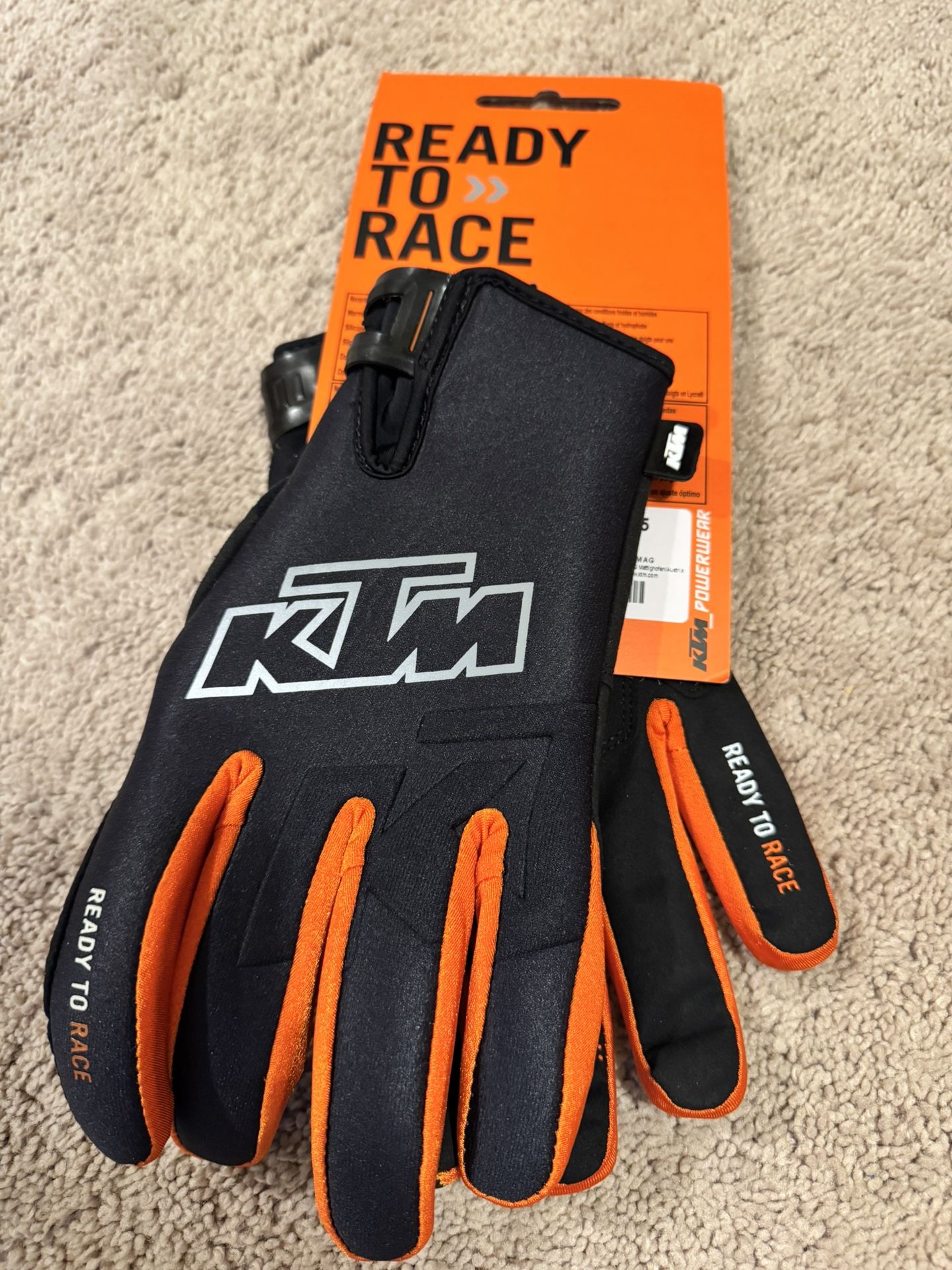 KTM Racetech WP Lightweight Water Resistant Offroad Gloves 3PW(contact info removed)03 X-Large