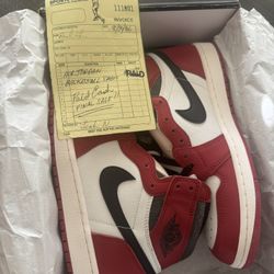 Nike Jordan 1 High Chicago Lost And Found M10 DS100% Authentic 