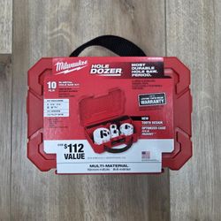 NEW Milwaukee 10pc Hole Dozer Set