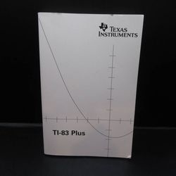 Book - Texas Instruments TI-83 Plus Manual (Calculator Manual only)