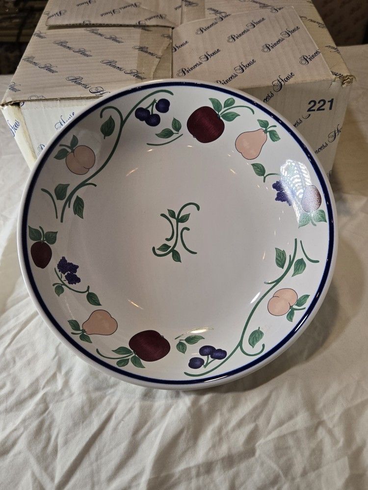 Princess House orchard medley pasta bowls, set of 4