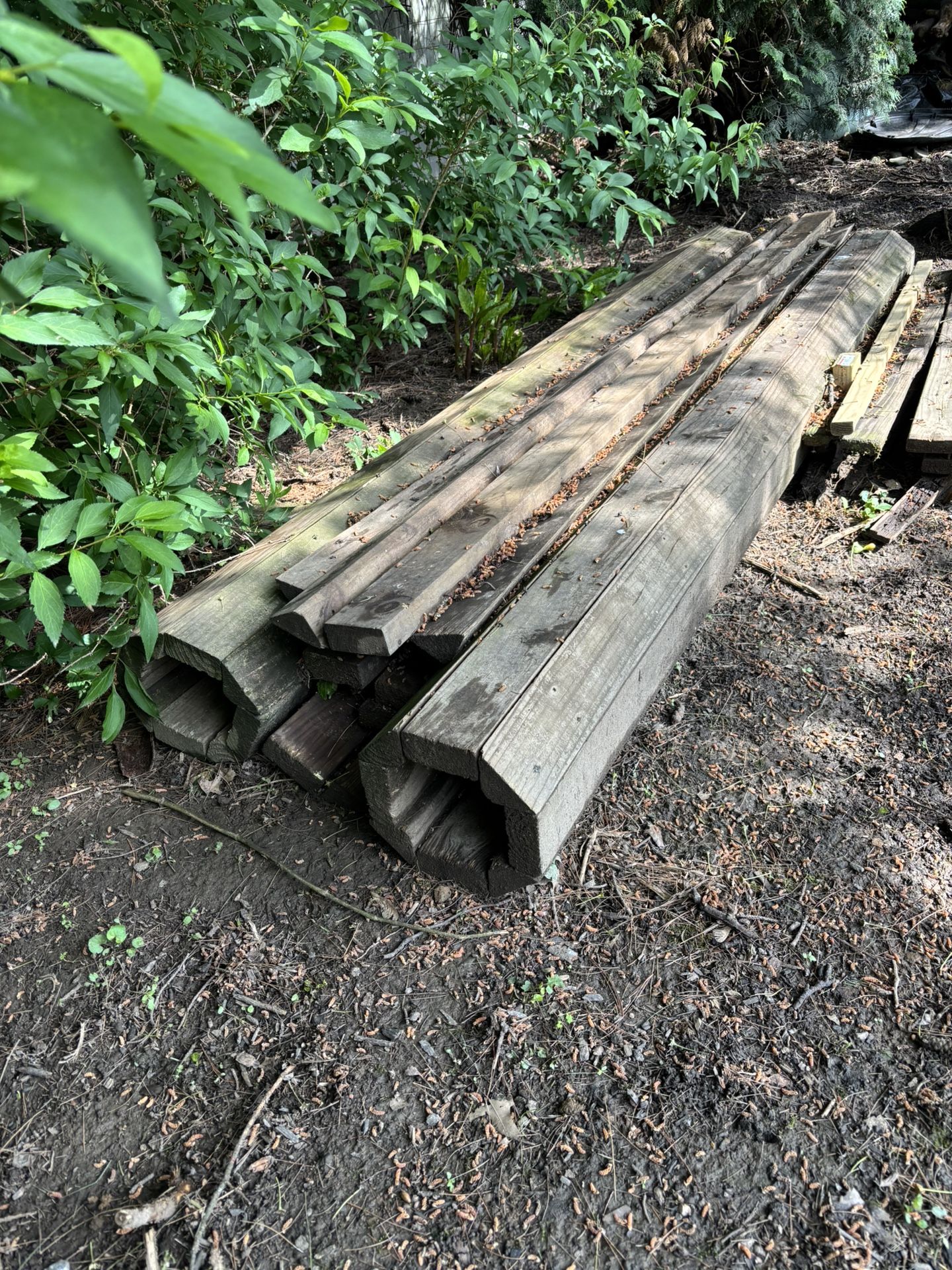 Pressure Treated Wood Columns