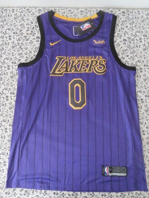KYLE KUZMA Los Angeles LAKERS Nike WISH Purple CITY EDITION
