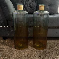 Glass Standing Vases