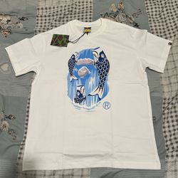 BAPE koinobori waterfall Ape head tee 