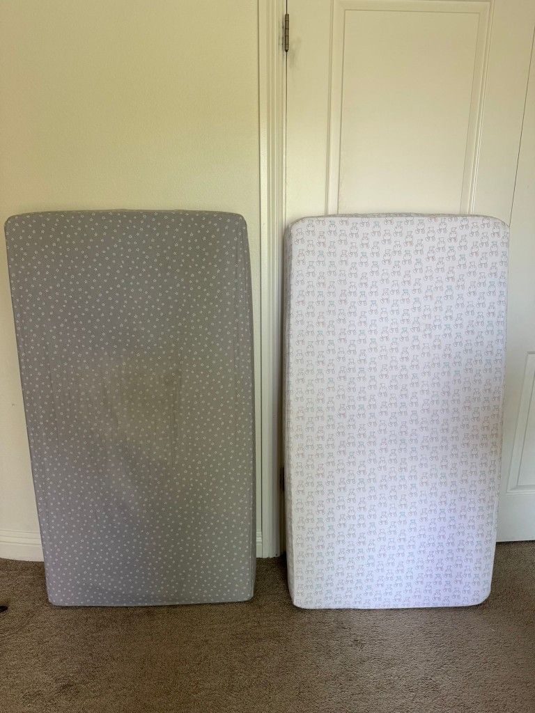 Two Baby Crib Mattresses Infant Toddler Bed
