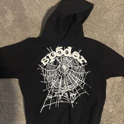 Sp5der Hoodie OG Web Black