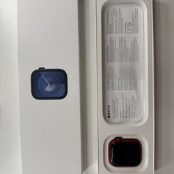 Apple Watch Series 8 41mm (Red) – Excellent Condition + Original Charger & Box 🔥