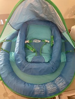 Baby float with canopy