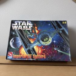 1997 Star Wars Imperial Tie Fighters Model Kit #8438 AMT ERTL