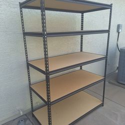Heavy duty garage shelf