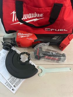 Milwaukee m18 fuel 4-1/2 to 6in grinder