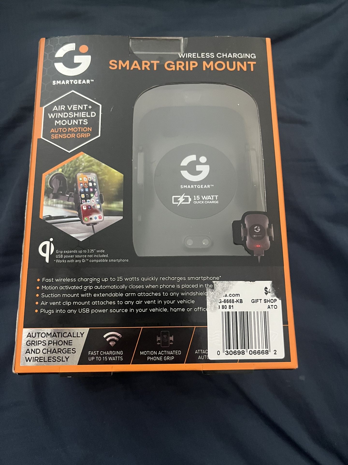 Smart Gear Grip Mount Wireless Charger