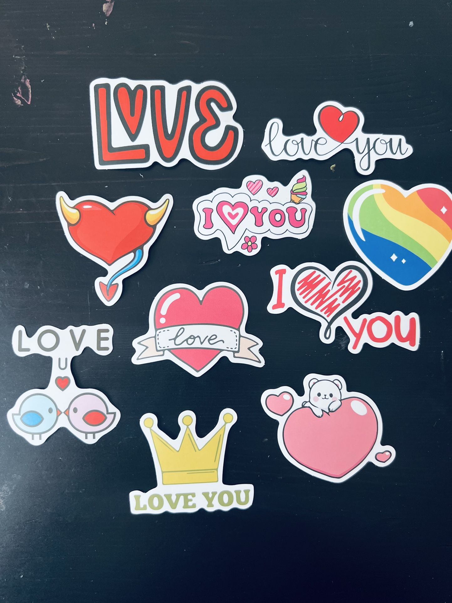 Handmade Love Stickers