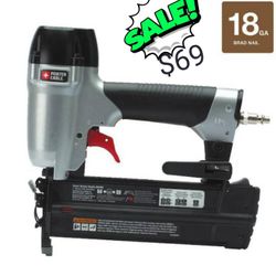 Porter-Cable

18-Gauge Pneumatic Brad Nailer Kit

