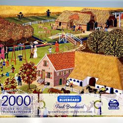 Spin Master - 2000pc Puzzle pieces - “October Harvest” Fred Breebaart