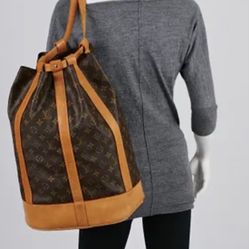 Louis Vuitton Monogram Randonne GM purse shoulderbag backpack