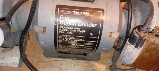 Craftsman 6inch bench grinder