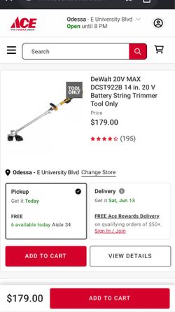 Dewalt battery power weed eater