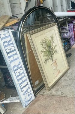 Palm Frame Paiting