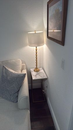 Side table and lamp $30 for both