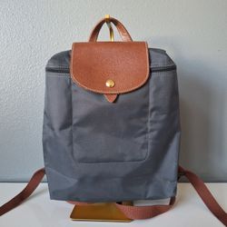 Longchamp Le Pliage Original backpack Grey/graphite recycled nylon