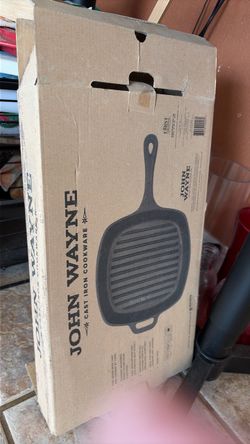 John Wayne Cast Iron Grill Pan